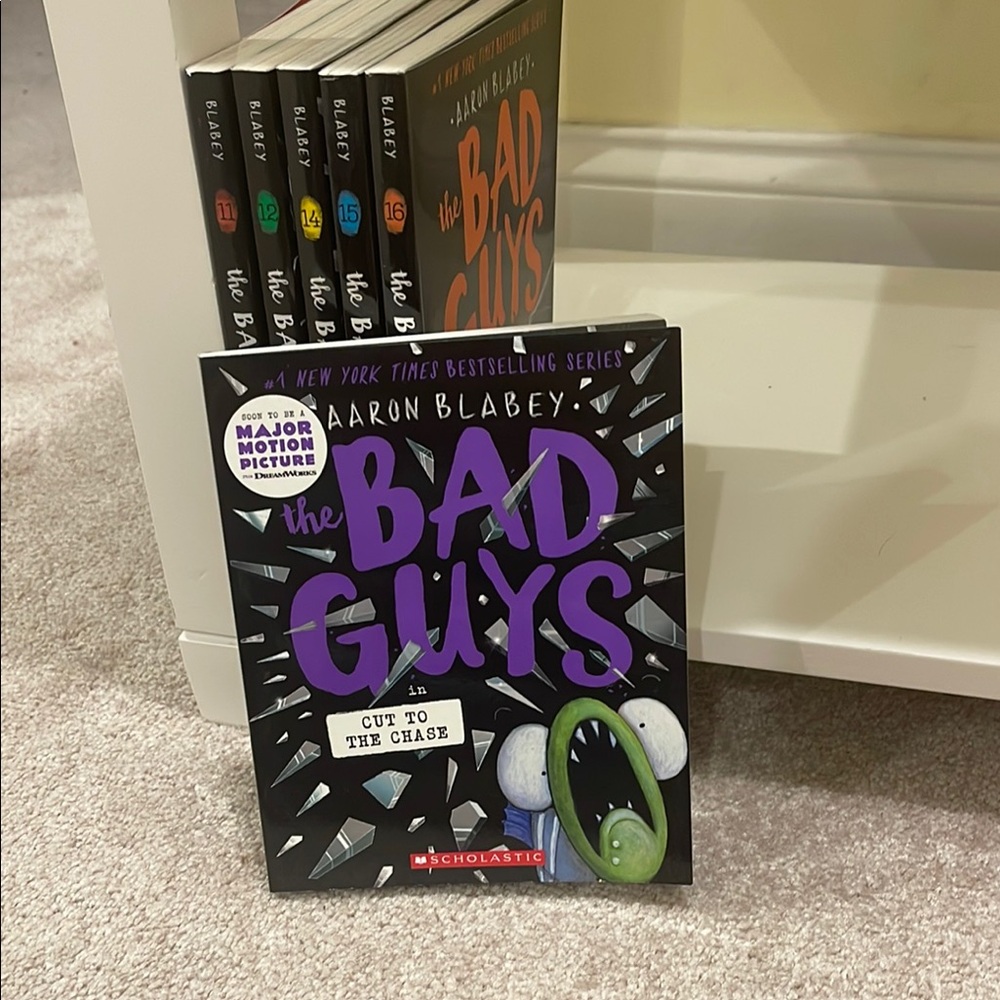 Scholastic The Bad Guys Series with Black and Green Covers